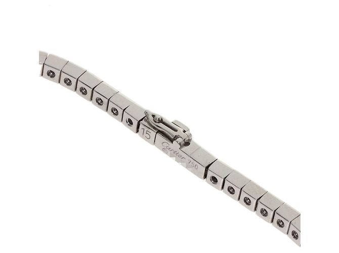Bracciale Cartier Lanieres #15 in oro bianco 18K - vista 4