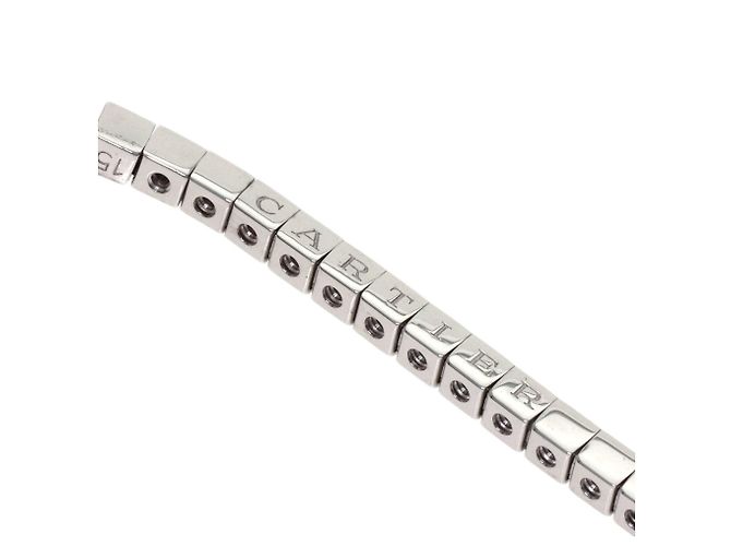 Bracciale Cartier Lanieres #15 in oro bianco 18K - vista 5