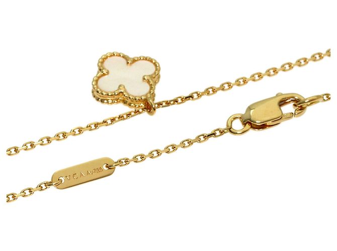 Van Cleef & Arpels Sweet Alhambra Halskette aus Perlmutt - Ansicht 2