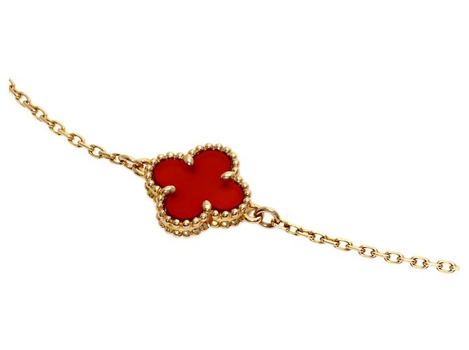 Pulsera Sweet Alhambra de cornalina Van Cleef & Arpels - vista 2