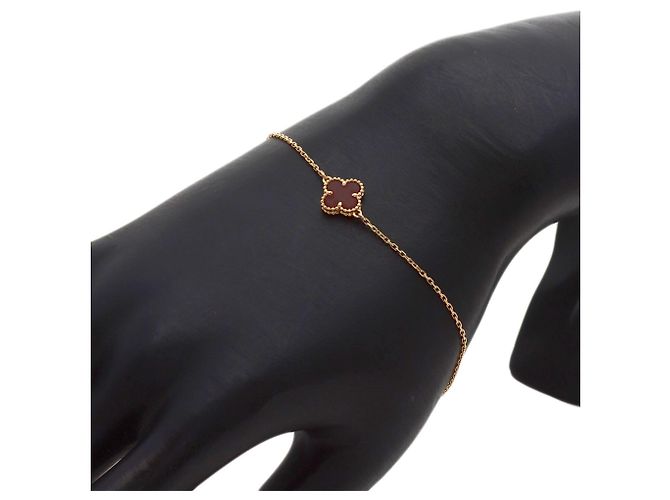 Pulsera Sweet Alhambra de cornalina Van Cleef & Arpels - vista 5