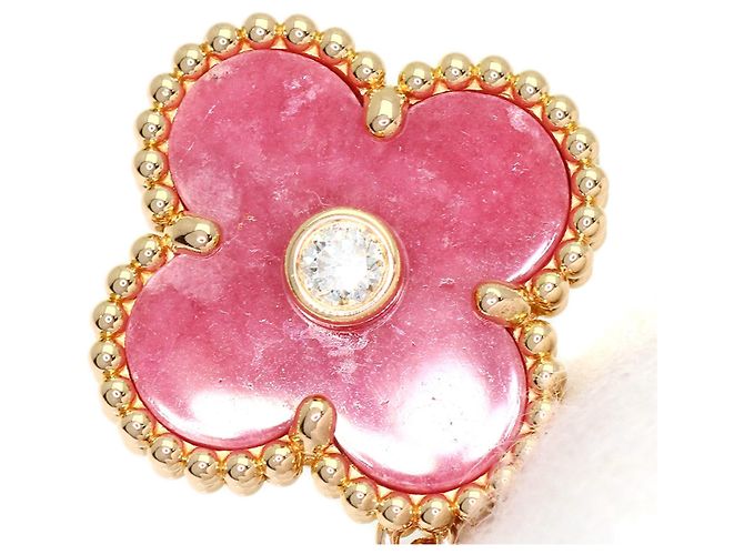 Van Cleef & Arpels Vintage Alhambra Rose Night Diamantenhalskette - Ansicht 5