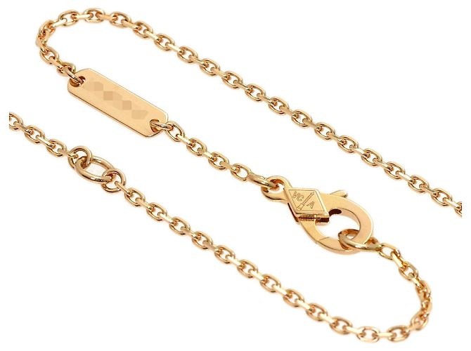Collier Lucky Spring Fleur de Prunier en Nacre Van Cleef & Arpels - vue 3