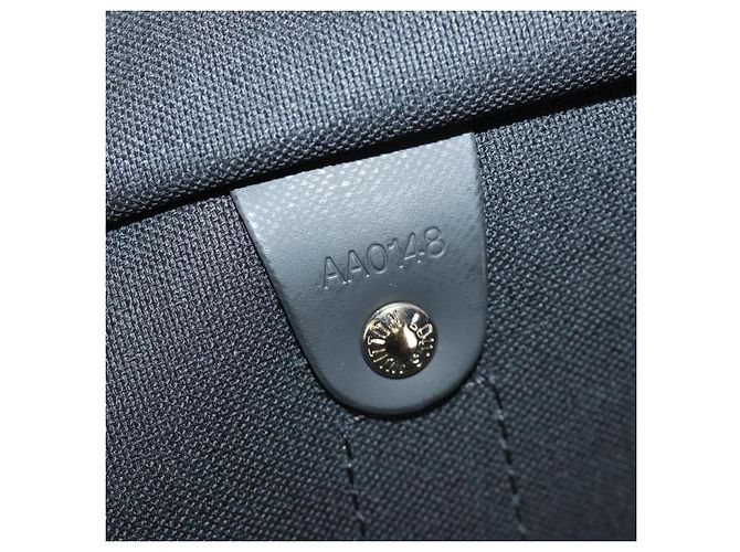 Louis Vuitton Keepall Bandouliere Limited Edition Damier Cobalt Jungle 45 Blu - vista 6