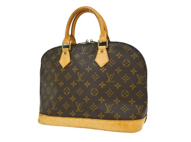 Louis Vuitton Alma Monogram Canvas PM Castaño - vista 2