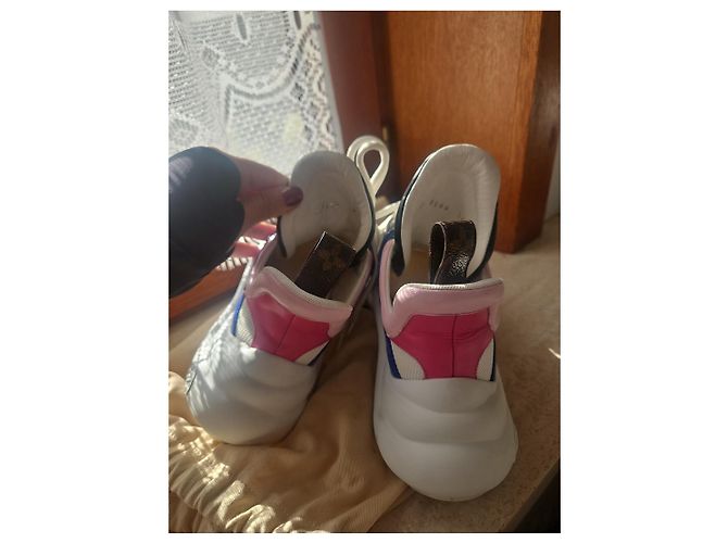 Louis Vuitton Archlight Sneaker Pink Weiß Blau Beige - Ansicht 3