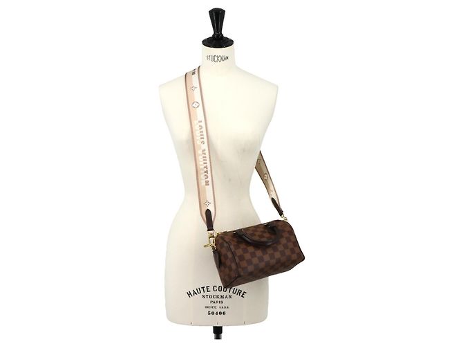 Borsa Louis Vuitton Speedy Bandouliere 20 Damier Damier ebene - vista 10