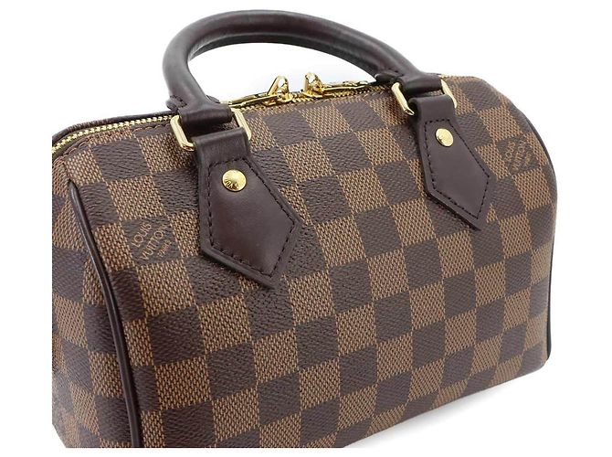 Borsa Louis Vuitton Speedy Bandouliere 20 Damier Damier ebene - vista 9