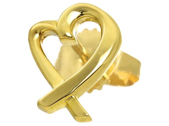 Autre Marque Orecchini a lobo Tiffany & Co. Loving Heart in oro giallo 18K - vista 2