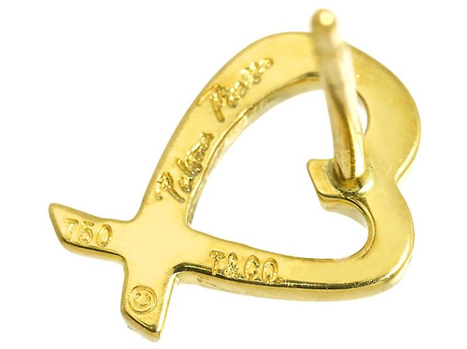 Autre Marque Orecchini a lobo Tiffany & Co. Loving Heart in oro giallo 18K - vista 5