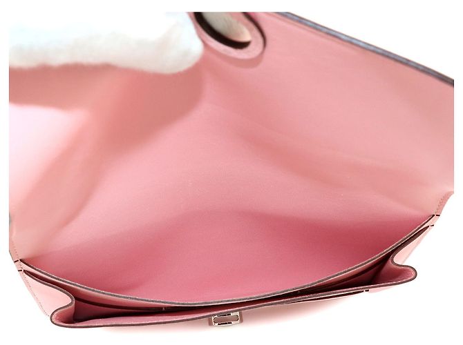 Hermès Hermes Dogon GM Bi-fold langes Portemonnaie Pink - Ansicht 7
