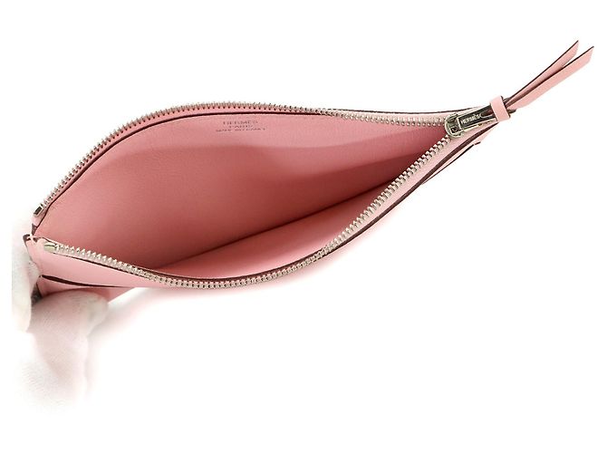 Hermès Hermes Dogon GM Bi-fold langes Portemonnaie Pink - Ansicht 8