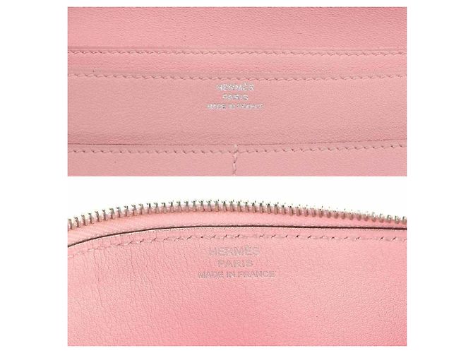 Hermès Hermes Dogon GM Bi-fold langes Portemonnaie Pink - Ansicht 9