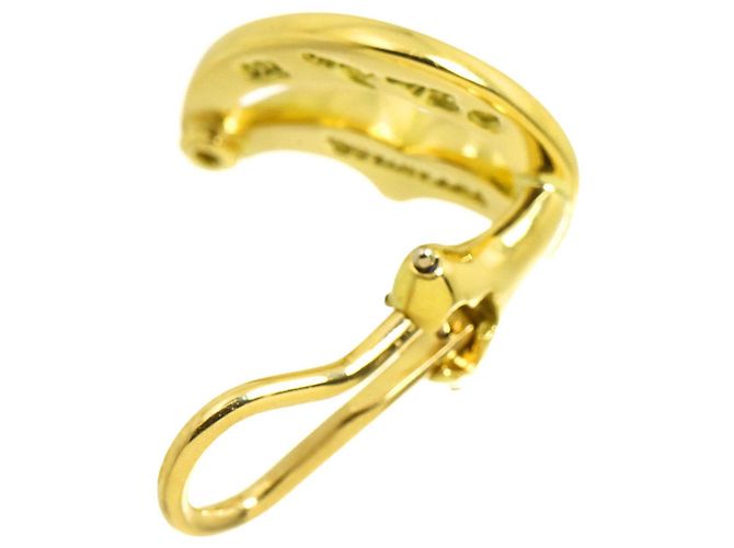 Autre Marque Orecchino a clip Crescent Moon di Tiffany & Co. in oro giallo 18K - vista 4