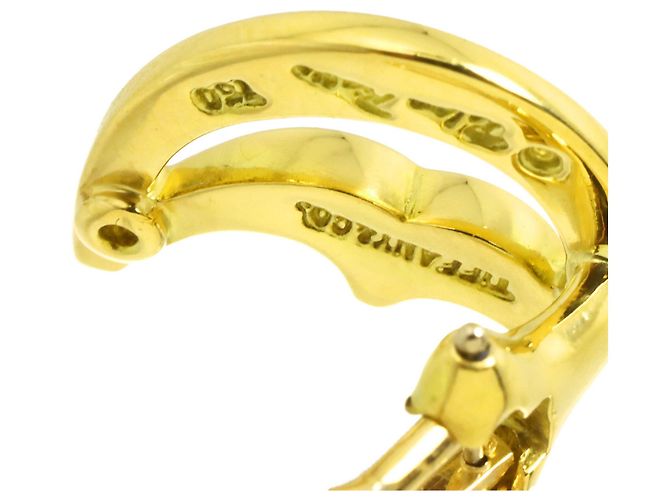Autre Marque Orecchino a clip Crescent Moon di Tiffany & Co. in oro giallo 18K - vista 7