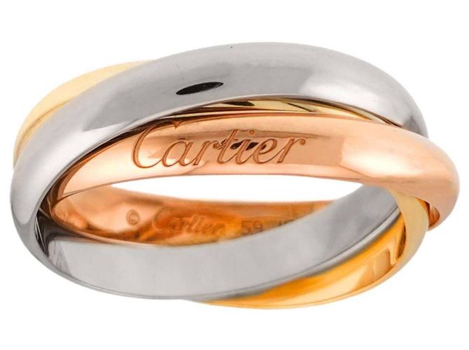 Cartier Trinity Ring Pink Weiß Gelb - Ansicht 2