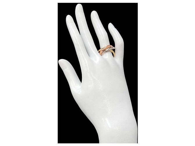 Cartier Trinity Ring Pink Weiß Gelb - Ansicht 6