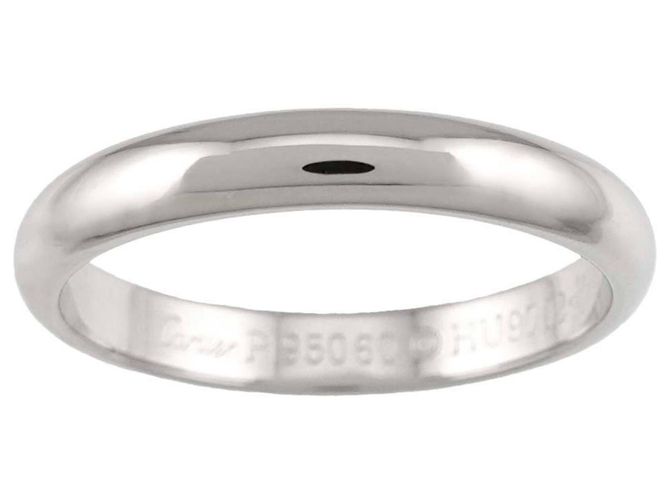 Cartier 1895 Classic Ring aus Platin - Ansicht 2