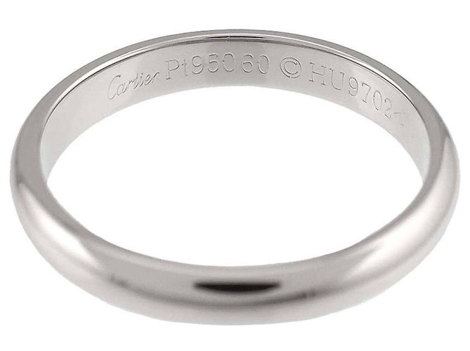 Cartier 1895 Classic Ring aus Platin - Ansicht 3
