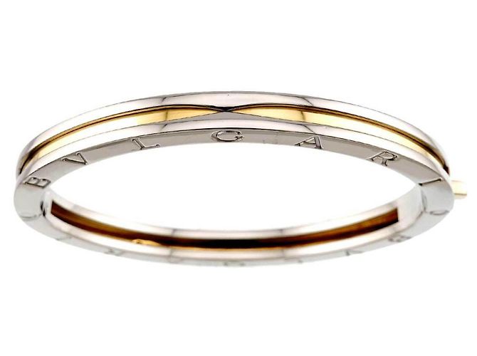 Bulgari Bvlgari B-Zero1 Bracciale Rigido in Oro Giallo - vista 2