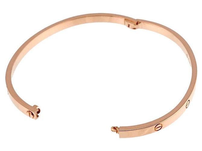 Bracciale Cartier Love Small SM #17 in oro rosa 18K - vista 6