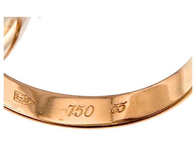 Cartier Trinity MM Ring Pink Weiß Gelb - Ansicht 3