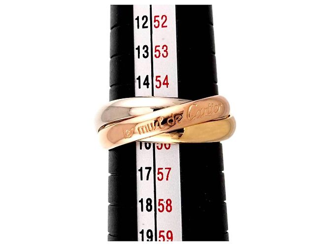 Cartier Trinity MM Ring Pink Weiß Gelb - Ansicht 6