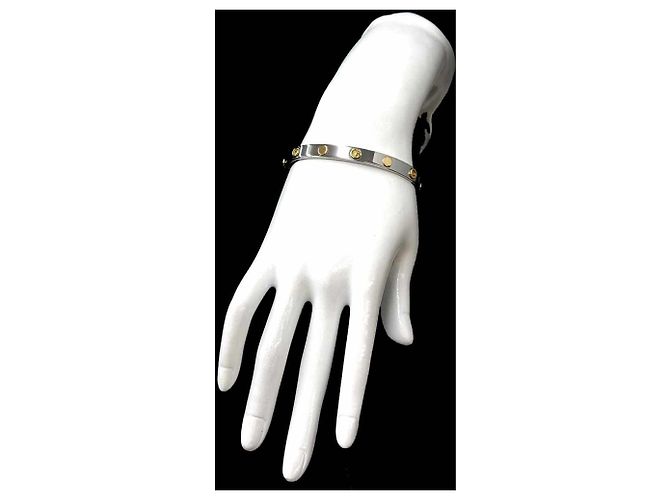 Bangles Gucci G in oro giallo 18K e acciaio inossidabile - vista 7
