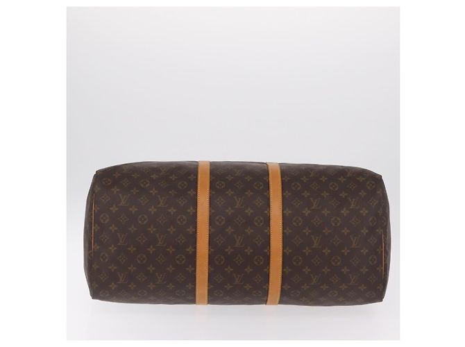 Louis Vuitton Keepall Monogram Canvas 60 Marron - vue 4