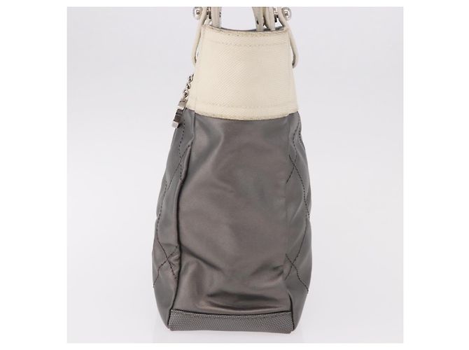 Chanel Biarritz Quilted Canvas Small Brown - view 3