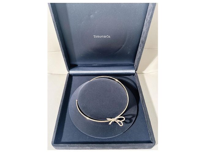 Collana Choker Tiffany & Co. Bow Collection in Oro Rosa e Diamanti D'oro - vista 7