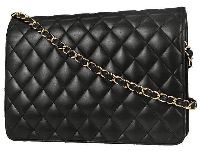 Chanel Turnlock Flap Grosgrain East West Black - view 2