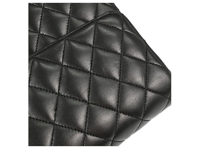 Chanel Turnlock Flap Grosgrain East West Black - view 6