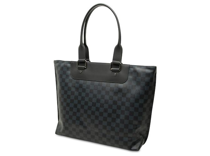 Borsa Cabas Voyage Louis Vuitton Damier Cobalt Nero - vista 2