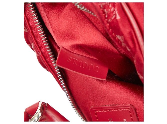 Borsa a mano Little Boulogne in raso Monogram Louis Vuitton Rosso Monogramma - vista 10