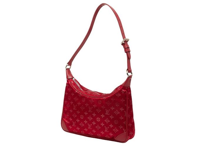Borsa a mano Little Boulogne in raso Monogram Louis Vuitton Rosso Monogramma - vista 2