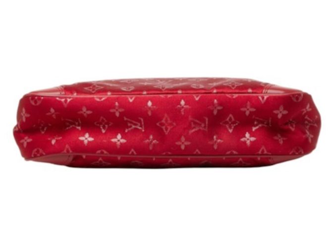 Borsa a mano Little Boulogne in raso Monogram Louis Vuitton Rosso Monogramma - vista 3