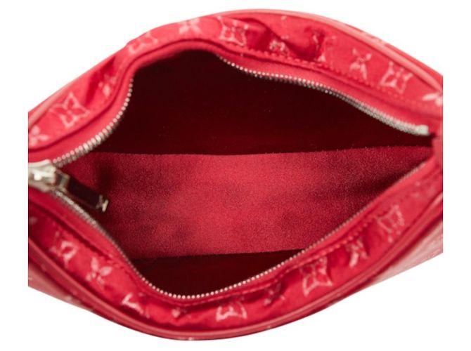 Borsa a mano Little Boulogne in raso Monogram Louis Vuitton Rosso Monogramma - vista 9