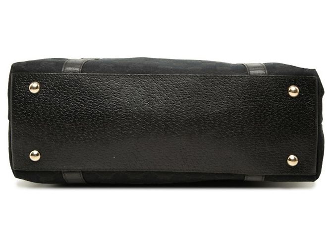 Bolsa de mão e de ombro Gucci GG Canvas Preto - vista 3