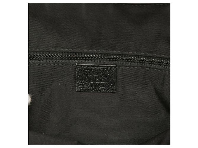 Bolsa de mão e de ombro Gucci GG Canvas Preto - vista 5
