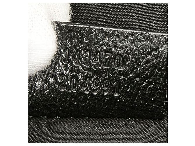 Bolsa de mão e de ombro Gucci GG Canvas Preto - vista 6