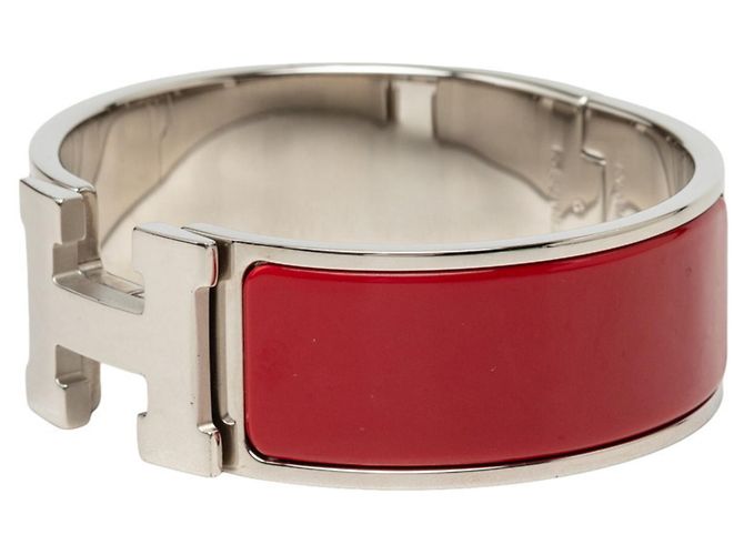 Hermès Hermes Clic Clac H PM Emaille Rot Armband - Ansicht 2