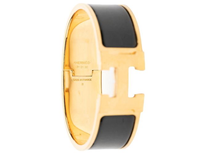 Hermès Bracelete Hermes Clic Clac GM Preto - vista 4