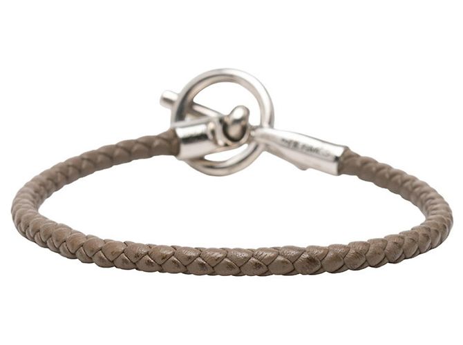 Hermès Hermes Glenan geflochtenes Armband Beige - Ansicht 3