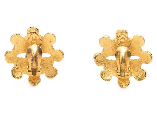Timeless Chanel Coco Mark Vintage Ohrringe Golden - Ansicht 2