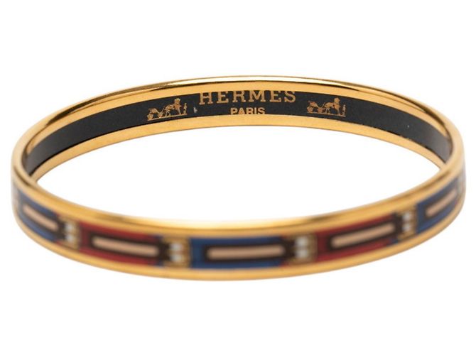 Hermès Bracciale Hermes Enamel PM Cloisonné D'oro - vista 4
