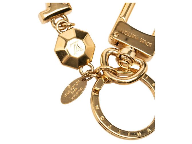 Louis Vuitton Portefeuille LV Facet Keychain D'oro - vista 3