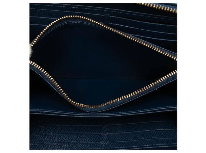 Louis Vuitton Monogram Jacquard Denim Zippy Wallet Blau Monogramm - Ansicht 4