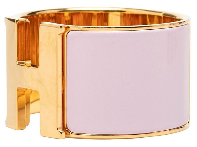 Hermès Pulseira de Berloques Hermes Clic Clac H PM Rosa - vista 2