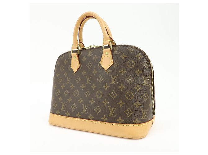 Louis Vuitton Alma Monogram Canvas PM Marrom - vista 3